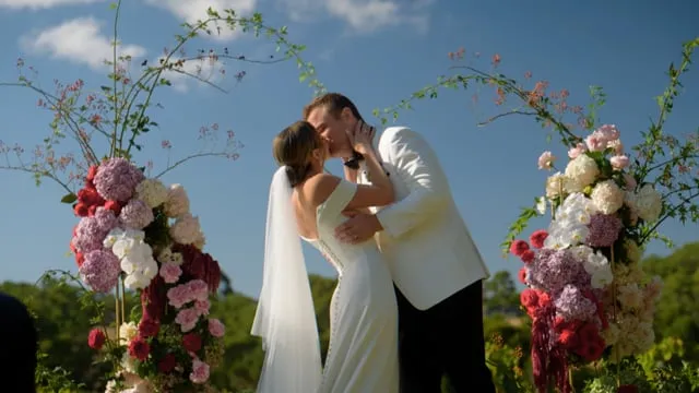 Megan & David at Montalto Winery